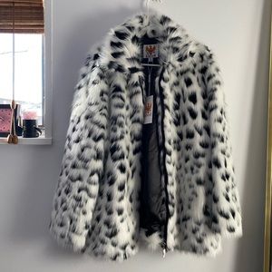 Faux fur jacket
